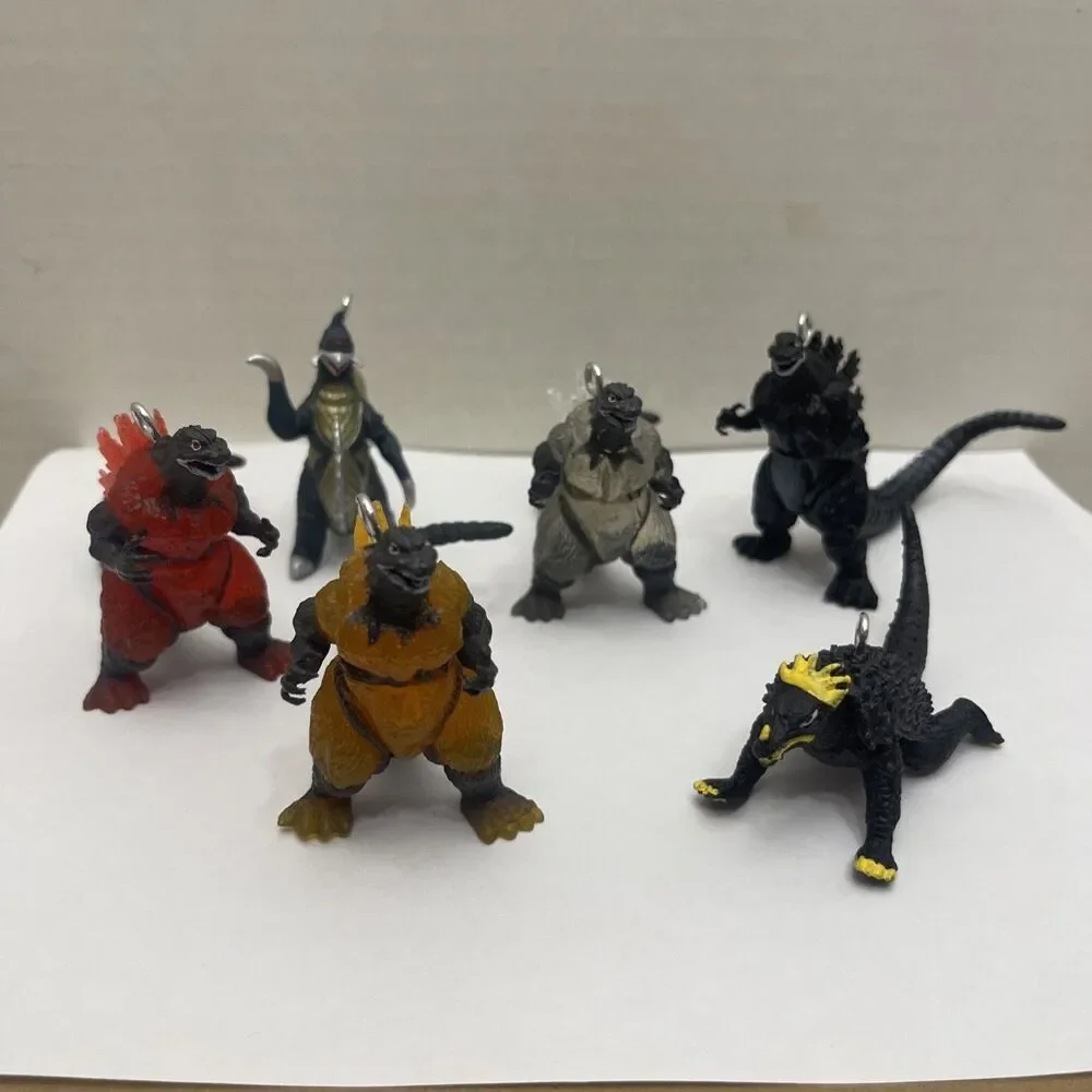 Bandai Movie Monsters Godzilla Series Hanging Ornaments Set Of 6 About 2.5/3 In